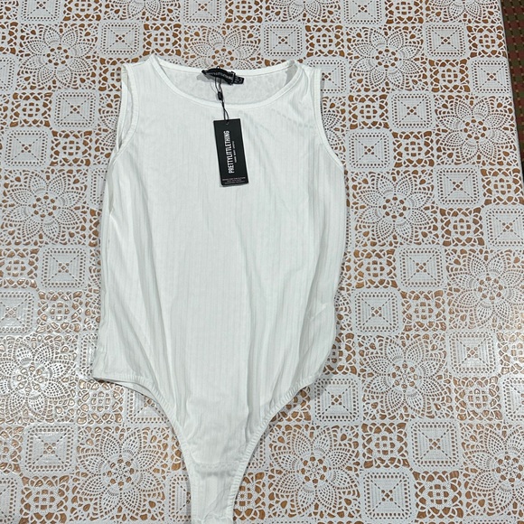PrettyLittleThing Tops - PrettyLittleThing White Women’s Bodysuit